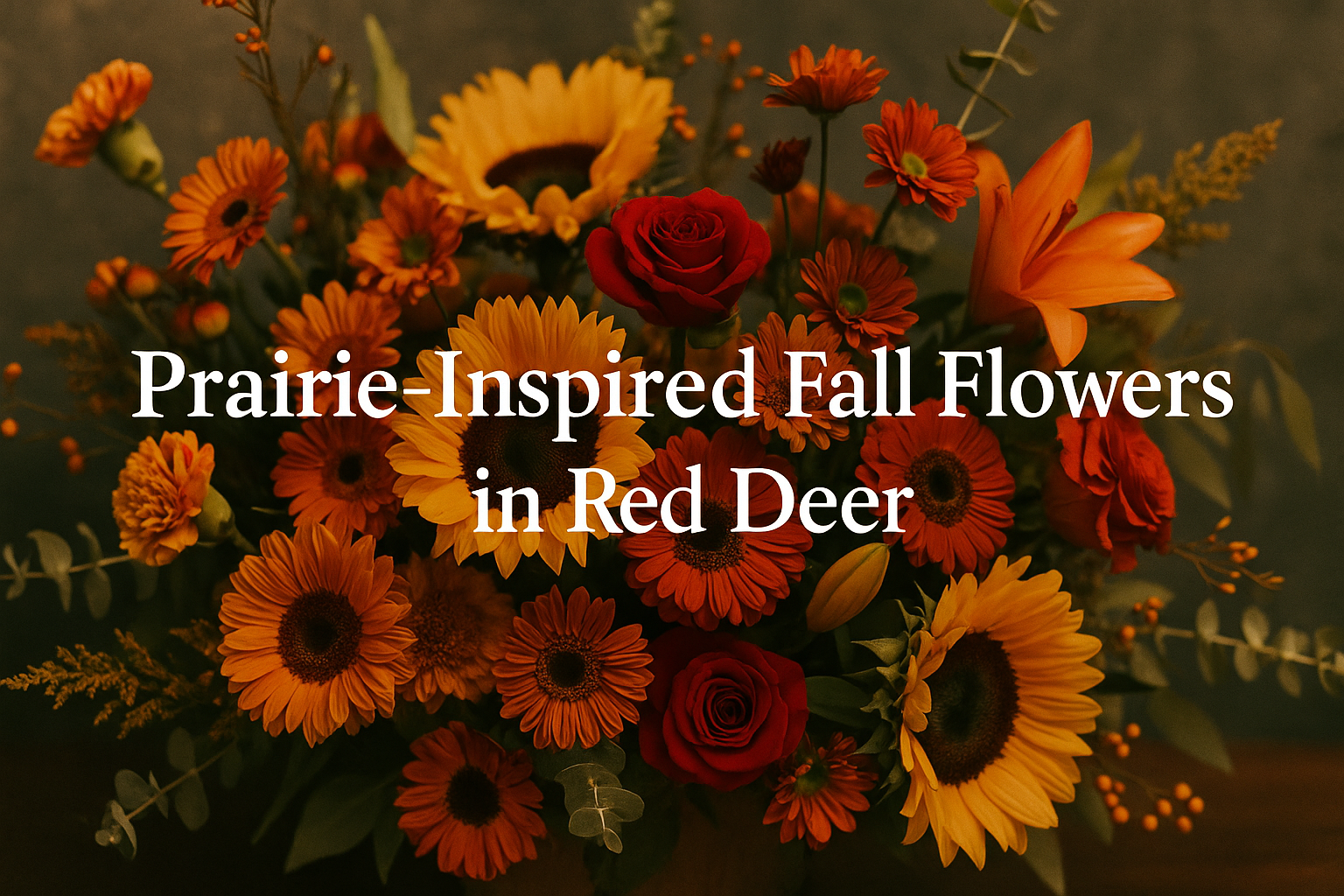 Prairie-Inspired Fall Flowers in Red Deer