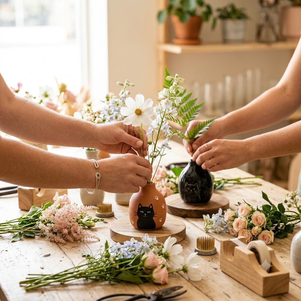 International Cat Day Arrangement Workshop | Aug 8th