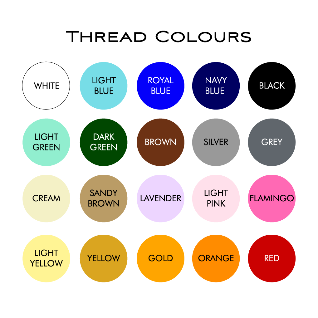 This image shows the colour options available to customize a winter toque with.