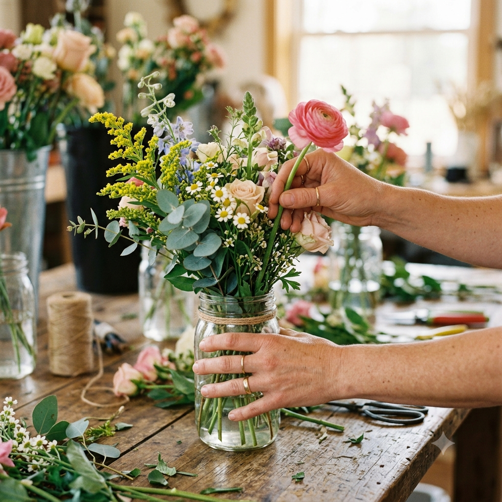 Build Your Own Mason Jar Arrangement Workshop | July 30